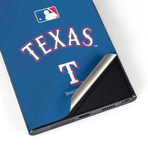 MLB Texas Rangers Alternate/Away Jersey Galaxy S25 Ultra Skin